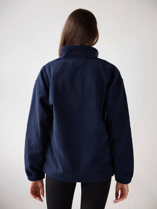 Positano Yacht Fleece Navy - Bascora