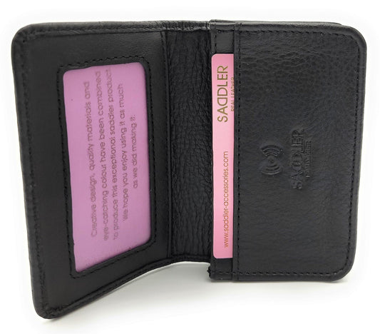 Jade RFID Leather Card Holder - Bascora