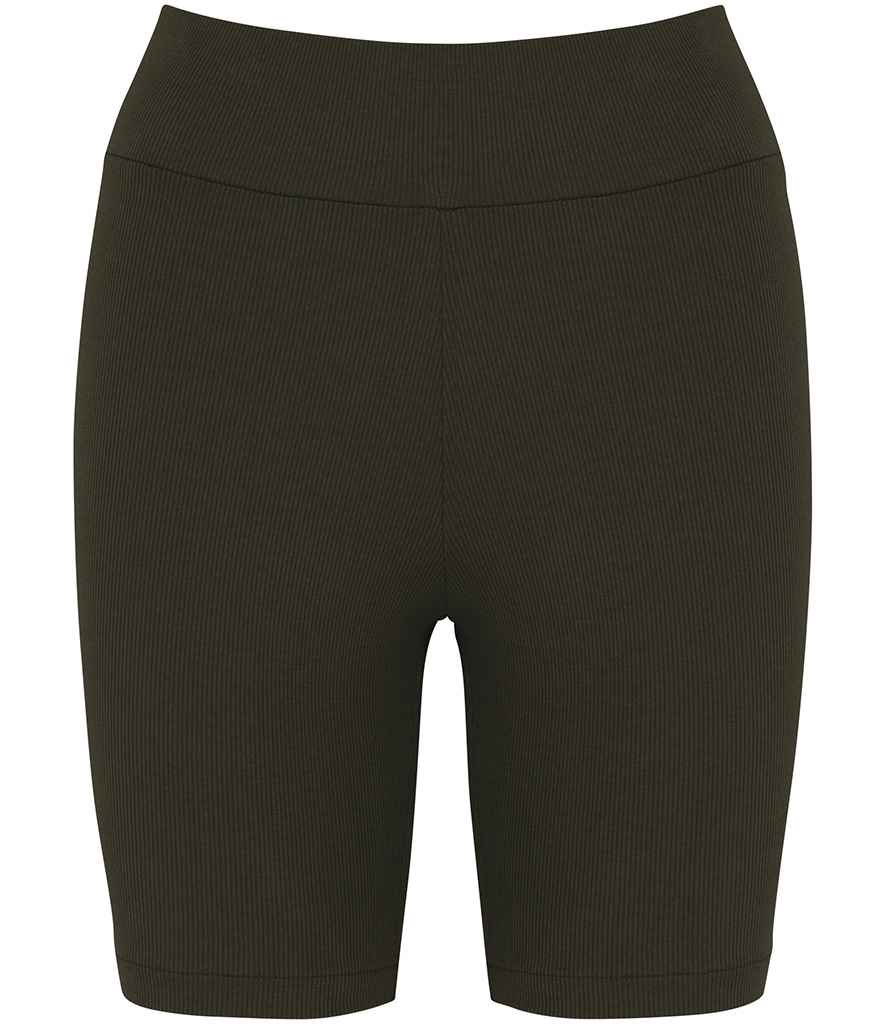 Organic Cotton Ribbed Shorts – Women's