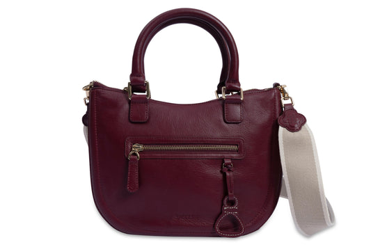 Chloe Leather Twin-Handle Handbag - Bascora