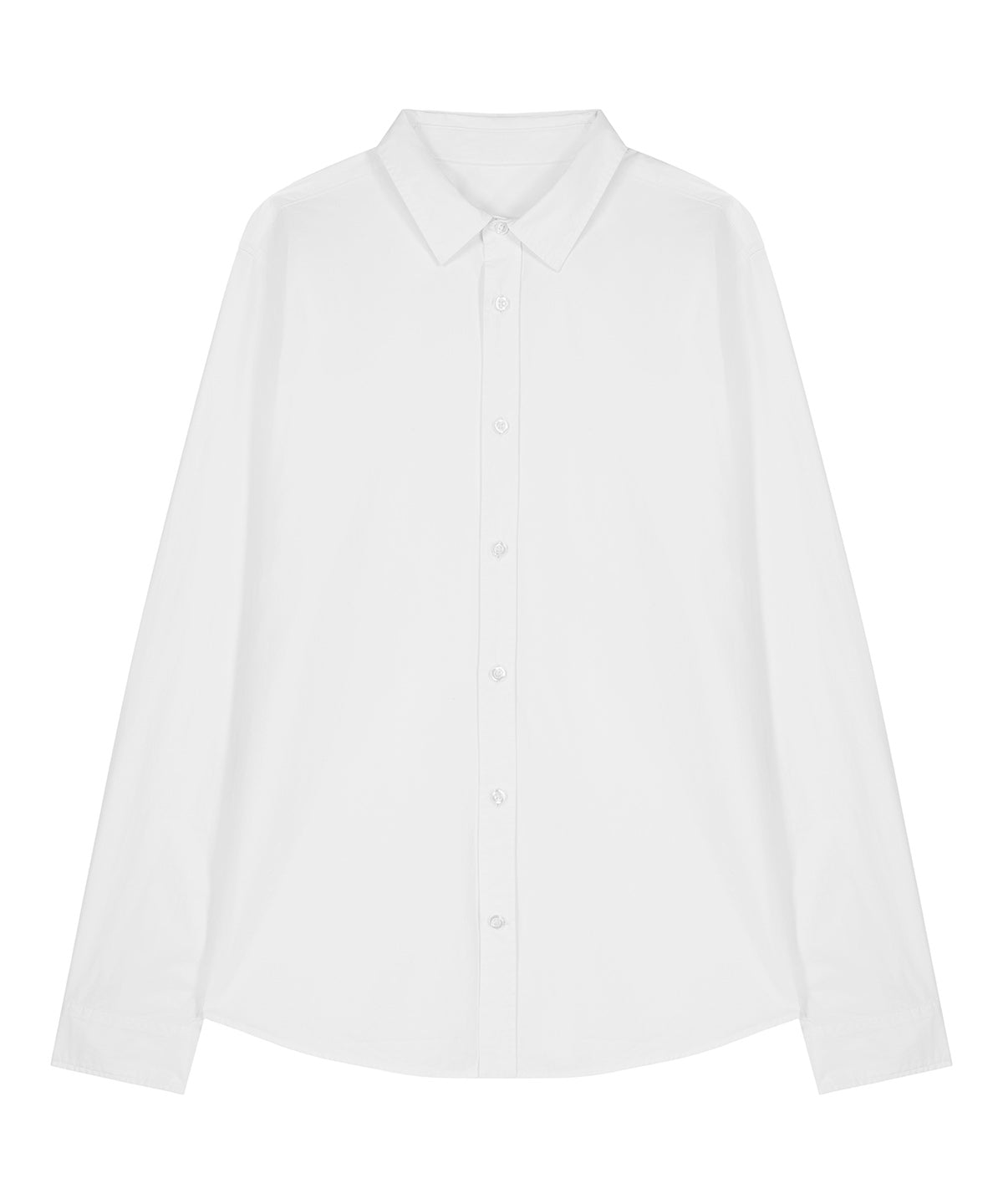 Organic Poplin Long Sleeve Shirt - Womens