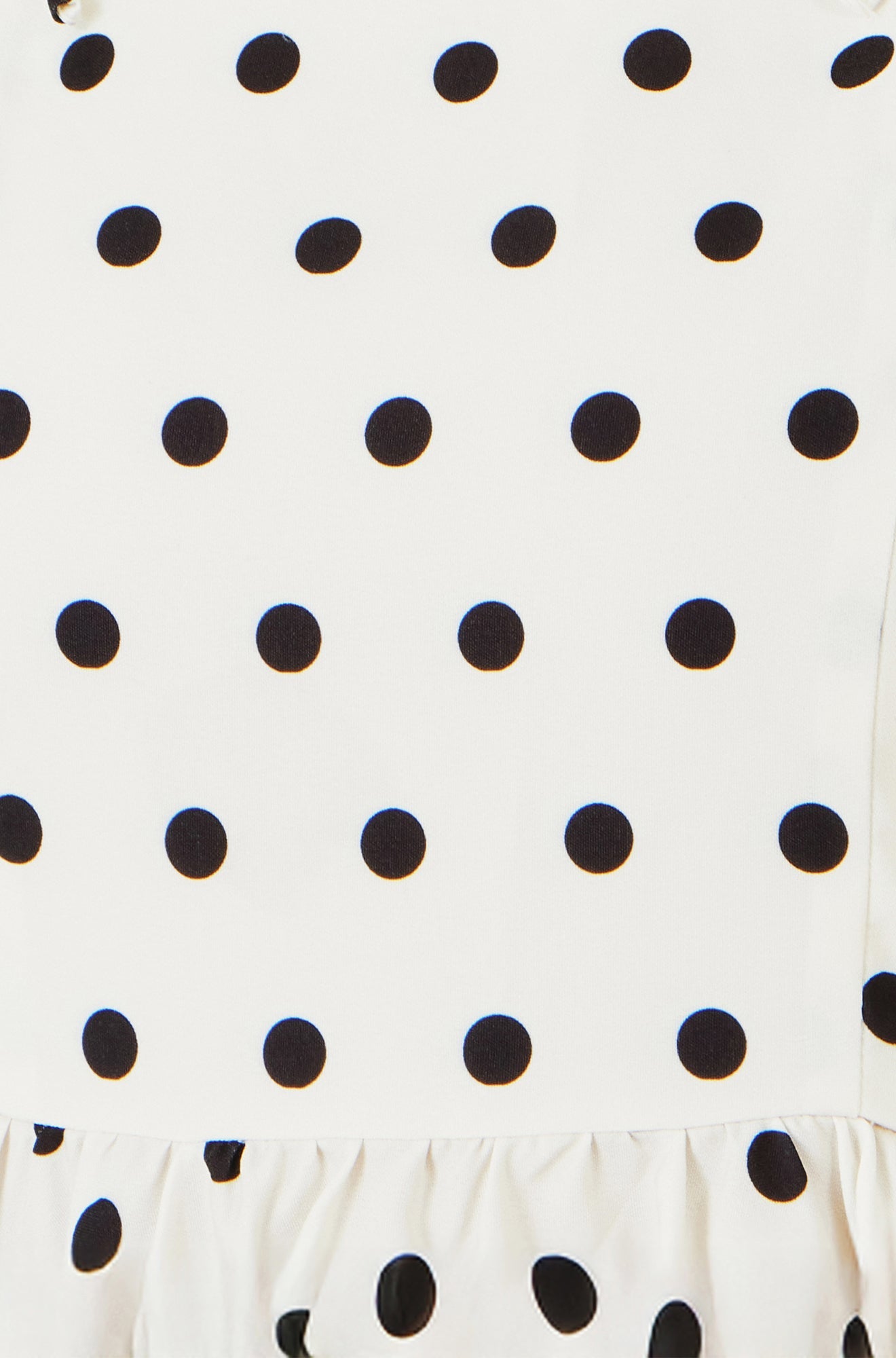 Polka Dot Hankerchief Hem Dress