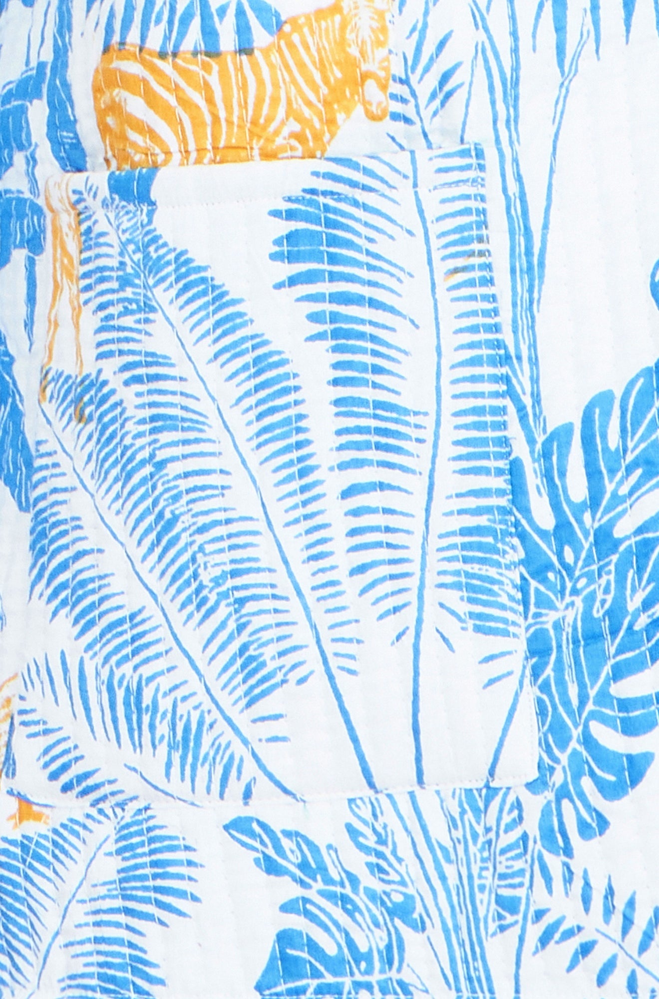 The Blue Jungle – Reversible Cotton Quilted Jacket