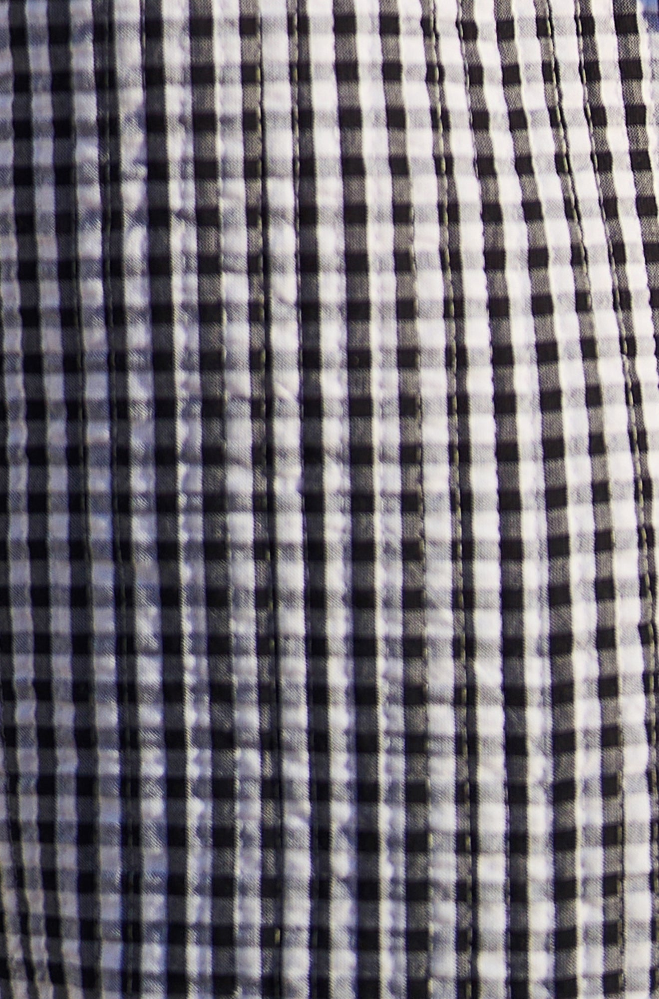 The Gingham Frill – Black Cotton Jacket