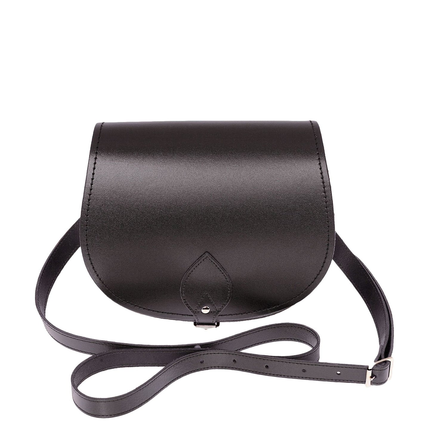 Handmade Leather Saddle Bag – Graphite