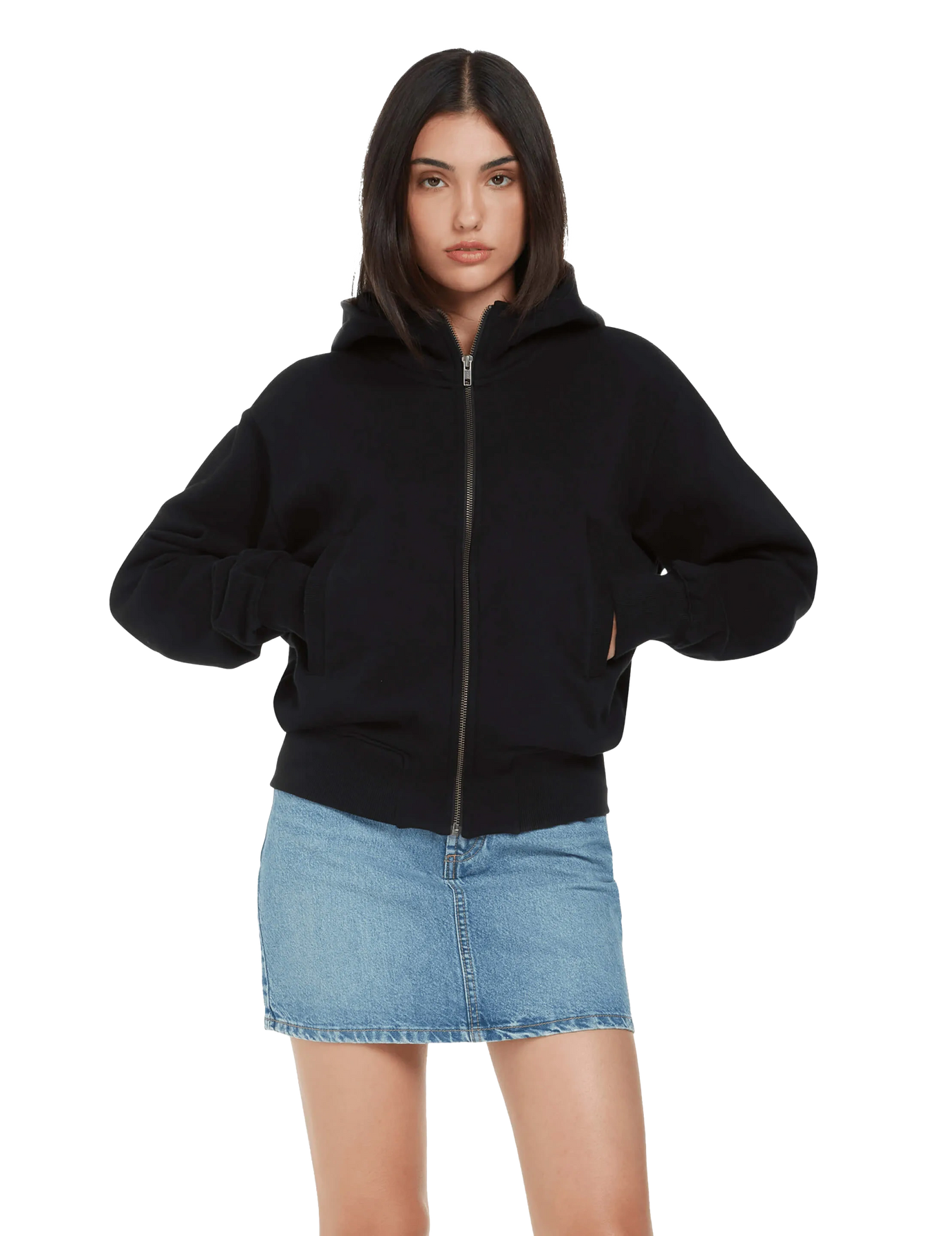 Organic Bomber Jacket Hoodie – Unisex
