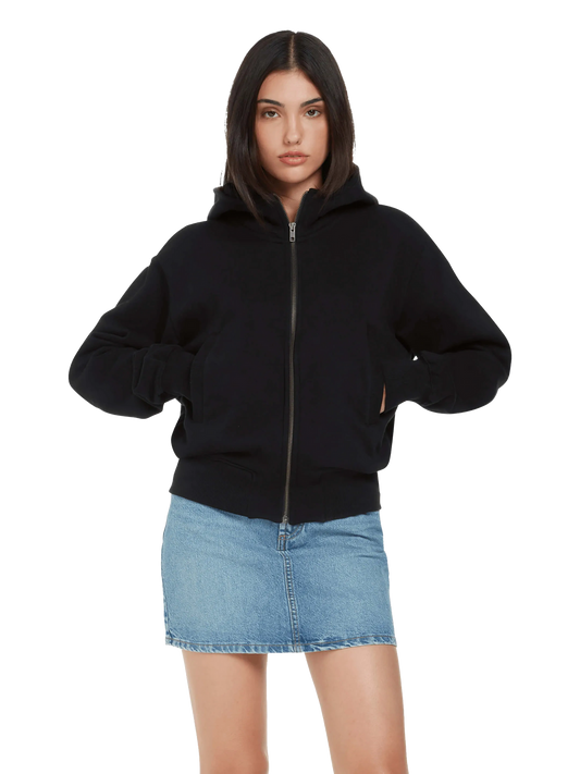 Organic Bomber Jacket Hoodie – Unisex