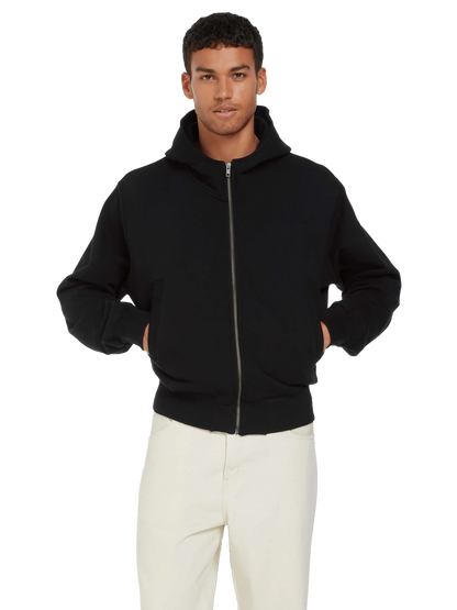 Organic Bomber Jacket Hoodie – Unisex