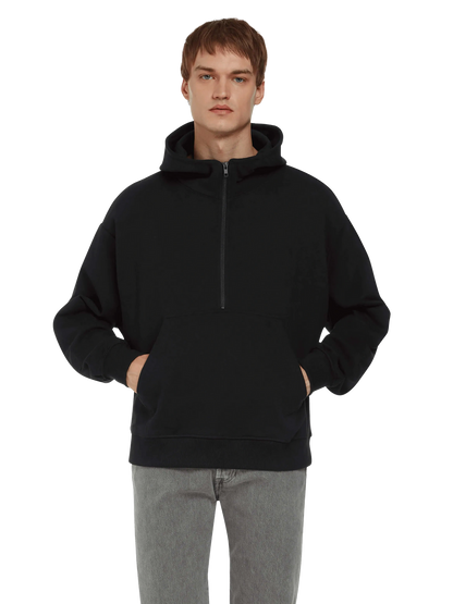 Organic Half Zip Hoodie - Unisex