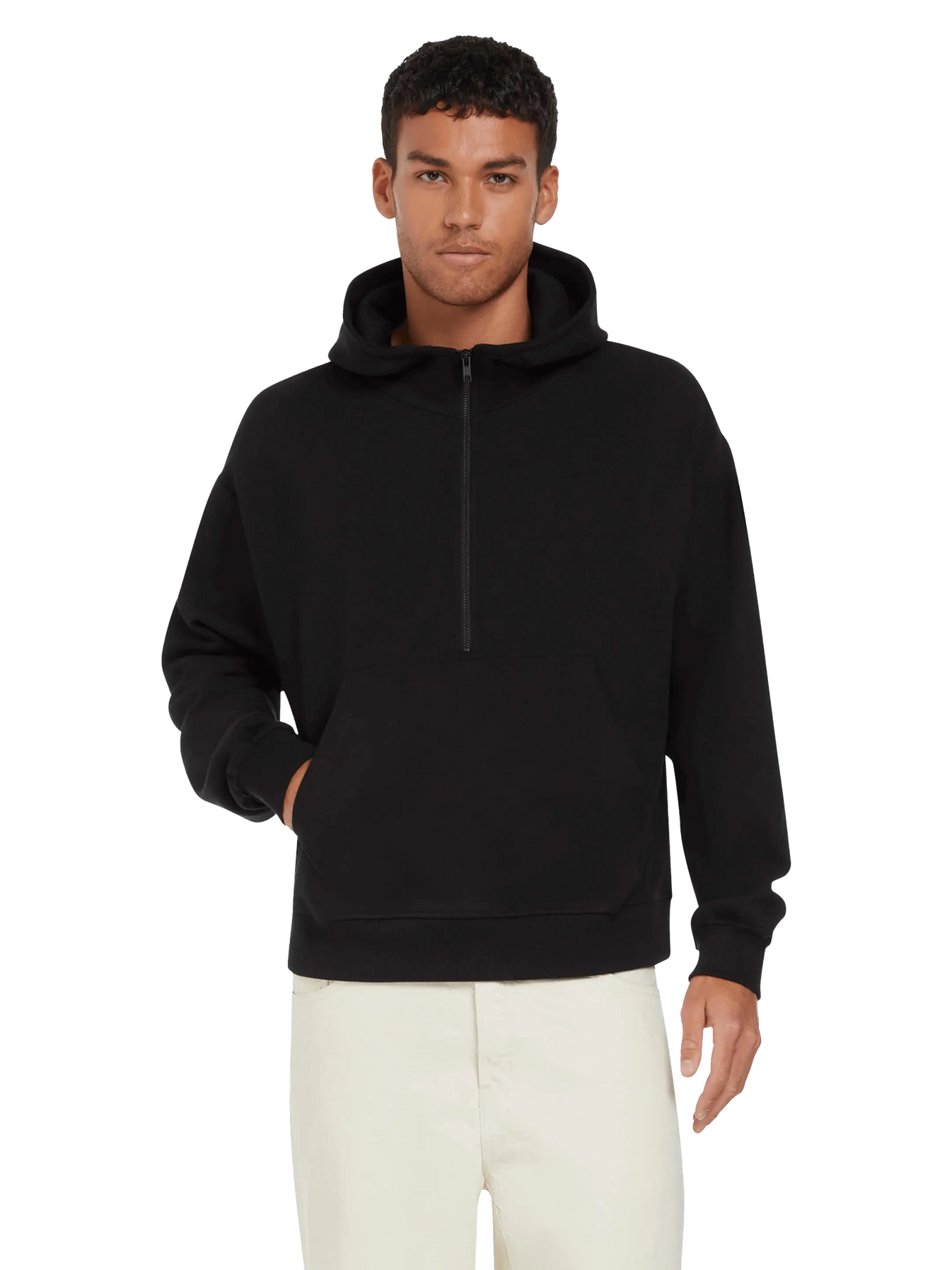 Organic Half Zip Hoodie - Unisex