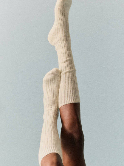 Wool Knee-High Socks
