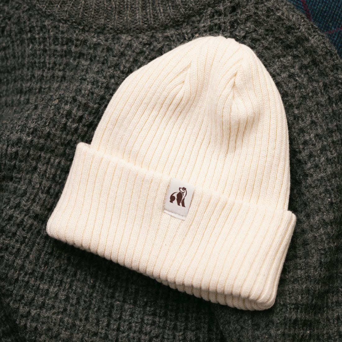 Organic Cotton Beanie – Cream