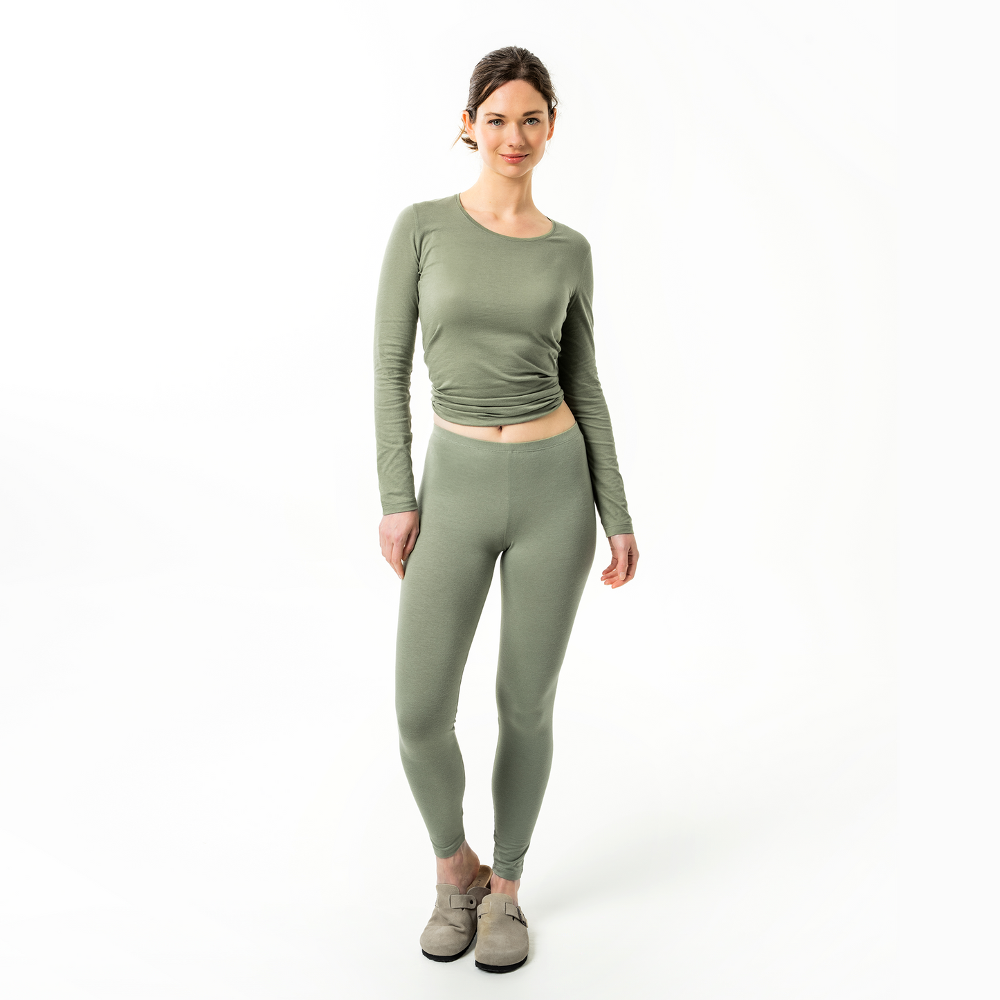 Organic Cotton Stretch Leggings - Womens