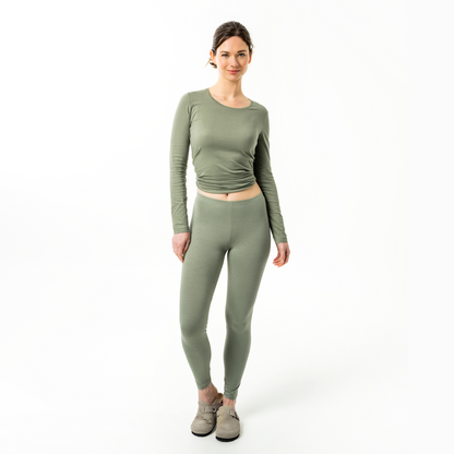 Organic Cotton Stretch Leggings - Womens