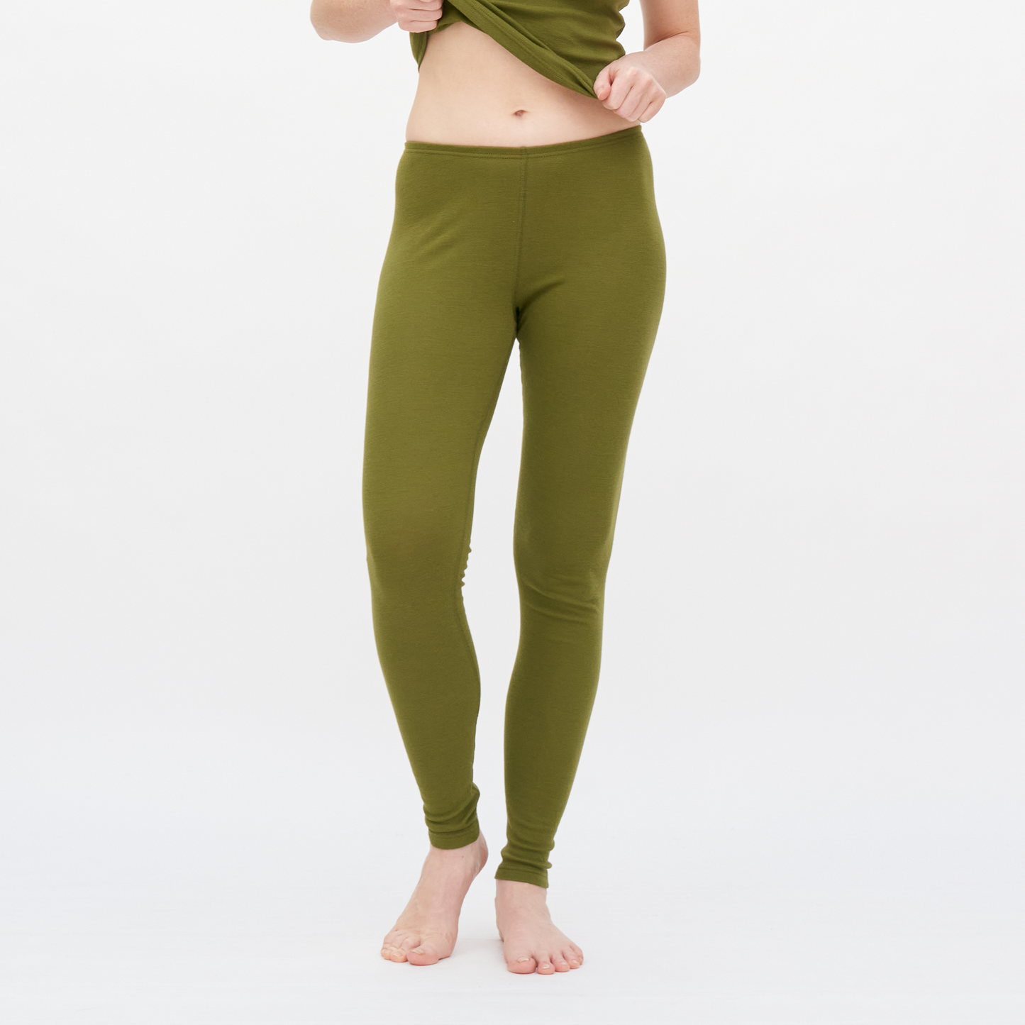 The Base Layer – Organic Wool & Cotton Leggings