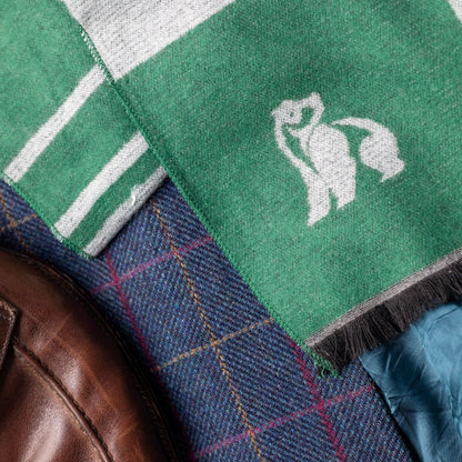 Bamboo Scarf – Green Check