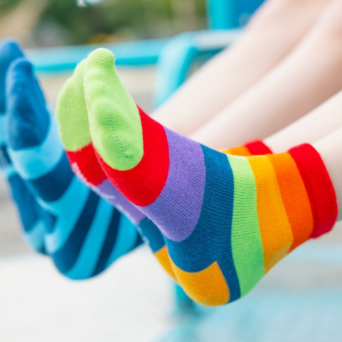 Colour Together – Rainbow Stripe Matching Bamboo Socks