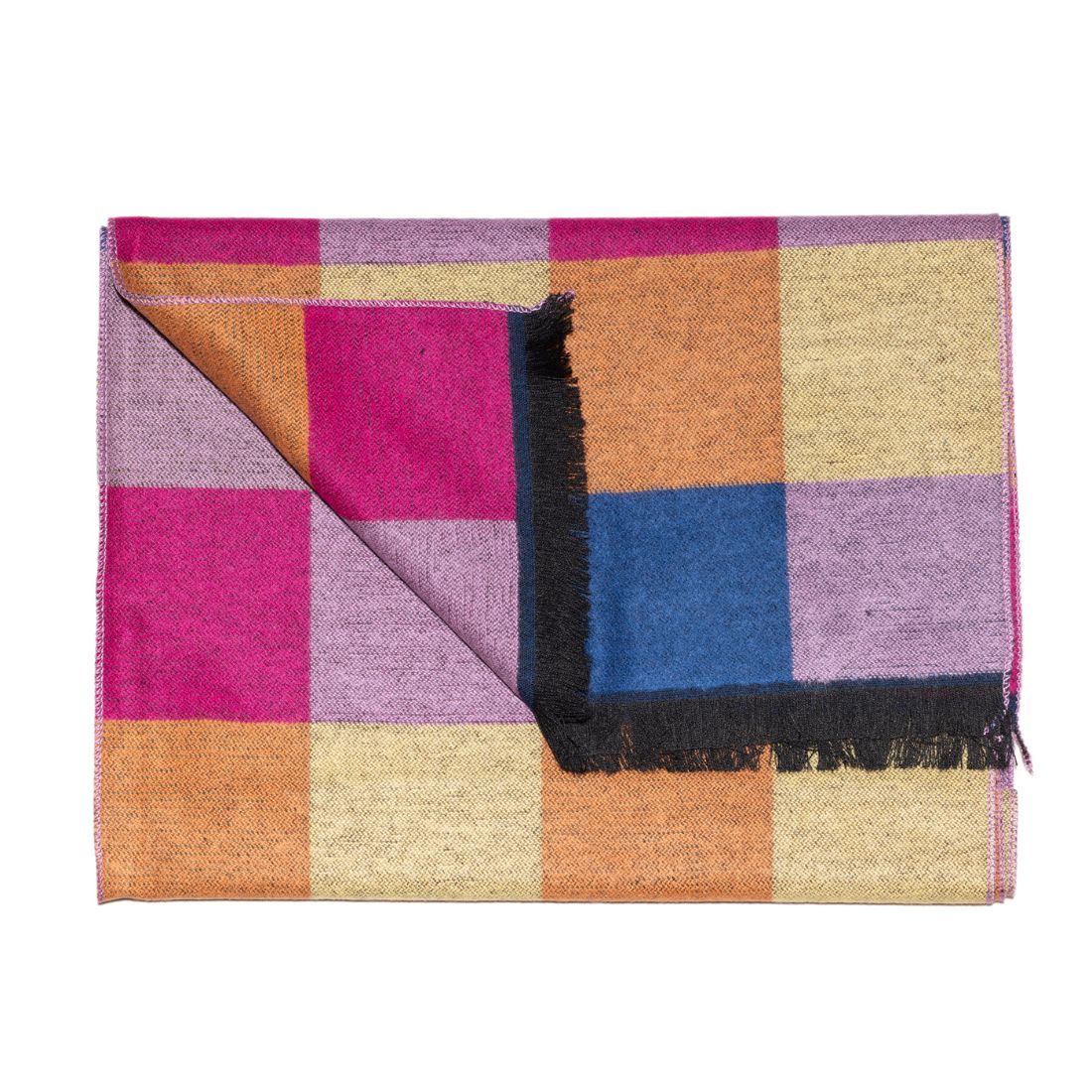 Bamboo Scarf – Bright Check