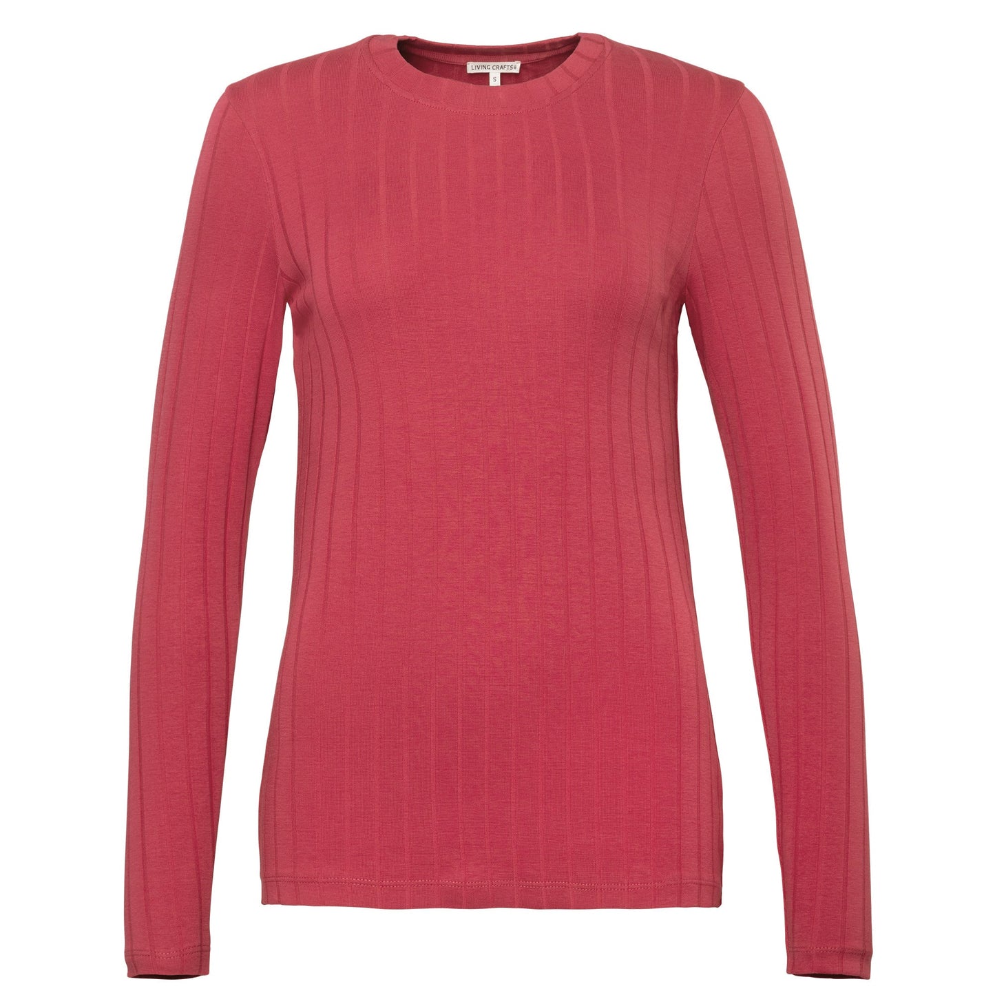 Organic Cotton Ribbed Long Sleeve T-Shirt – Women's