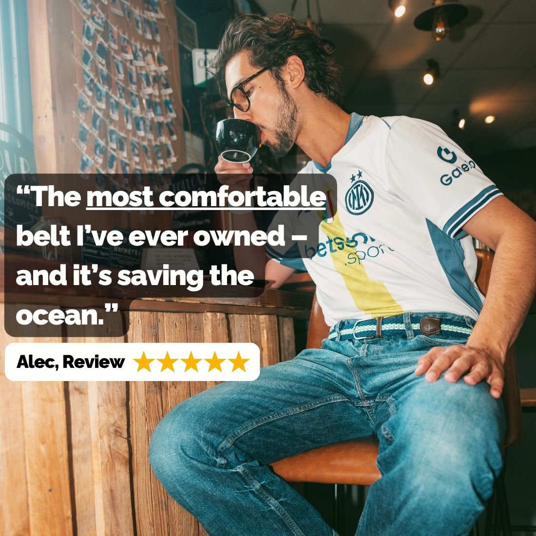 Wear the Change – Recycled Ocean Plastic Woven Belt