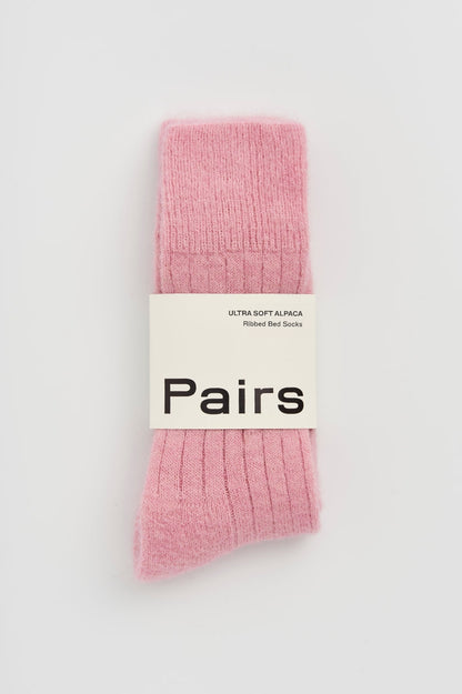 Alpaca Ultra Soft Ribbed Bed Socks