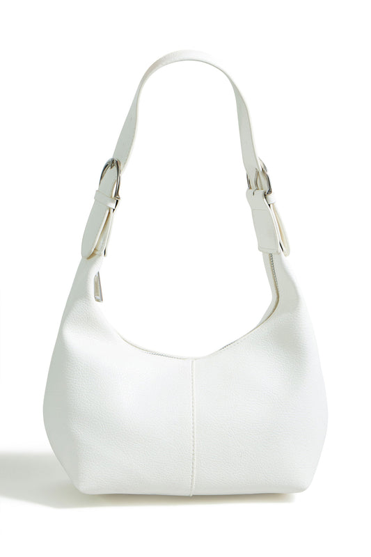 The Ivory Scoop – Shoulder Bag with Buckle