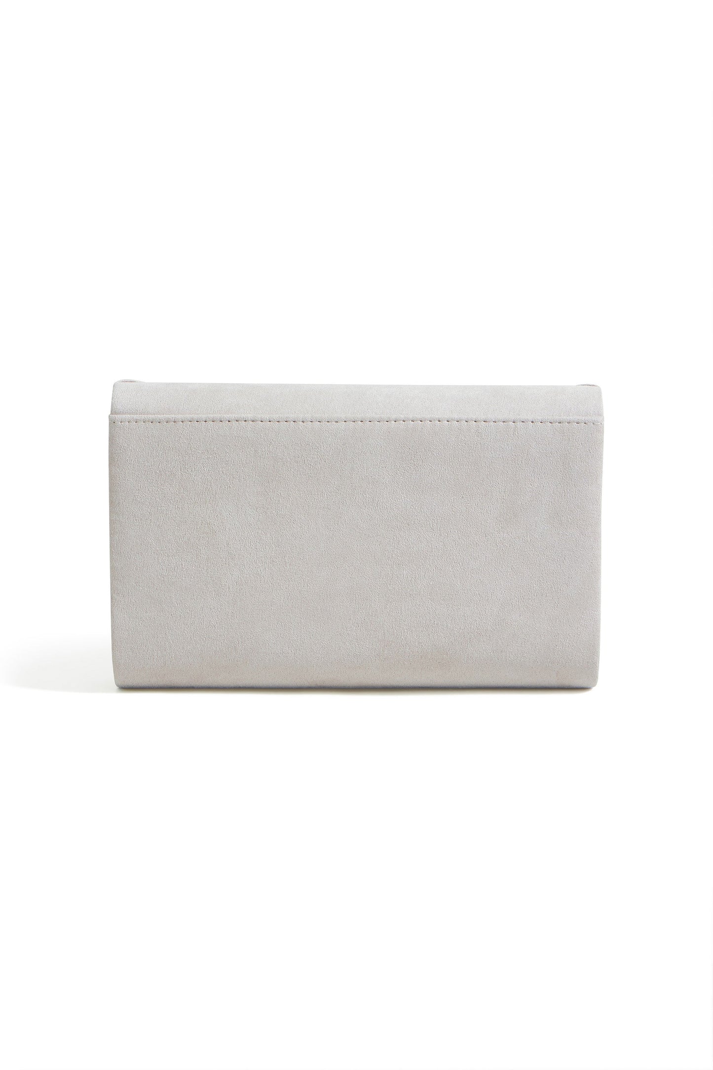 Ivory Shimmer Envelope Clutch Bag