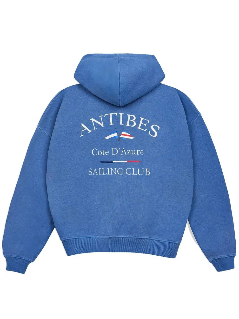Antibes Heavyweight Hoodie Blue - Bascora
