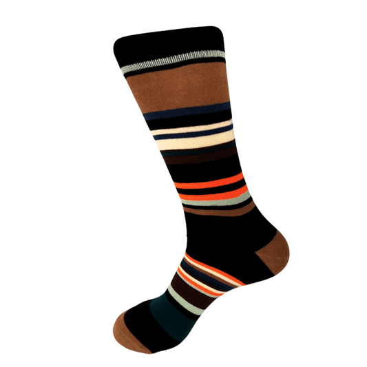 Autumn Echo – Horizontal Stripe Socks