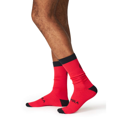 Infrared Crew Socks - Bascora