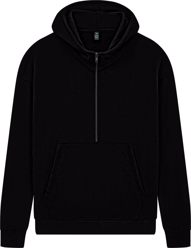 Organic Half Zip Hoodie - Unisex