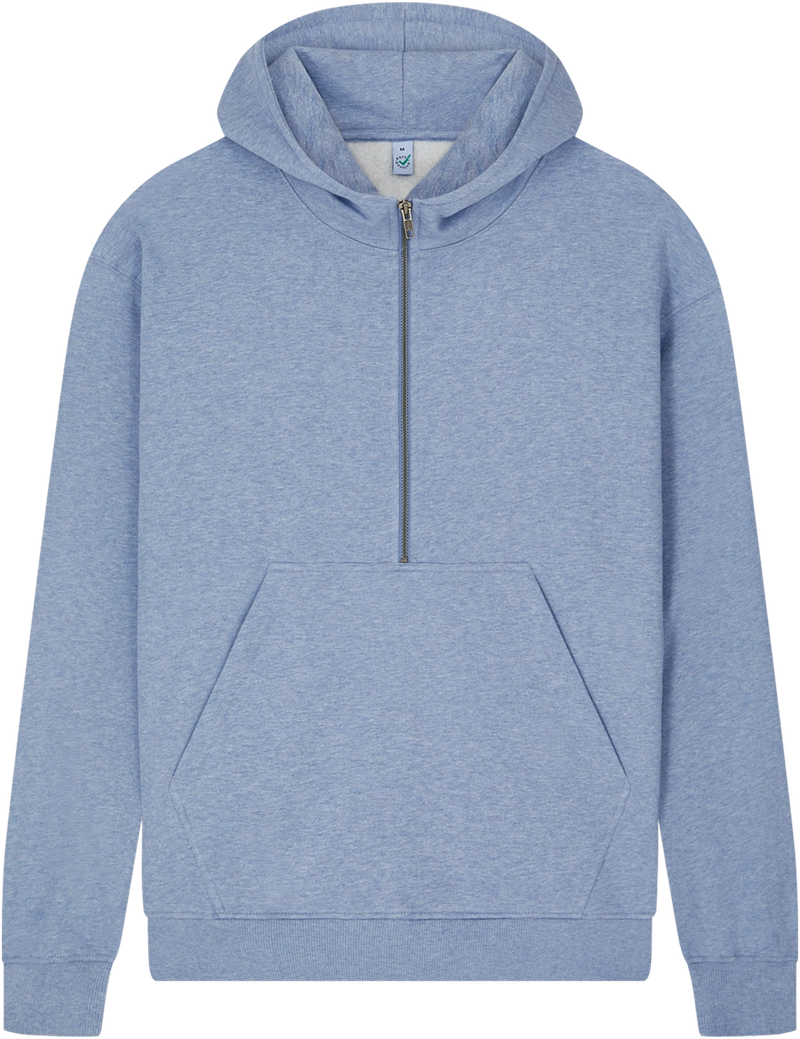 Organic Half Zip Hoodie - Unisex