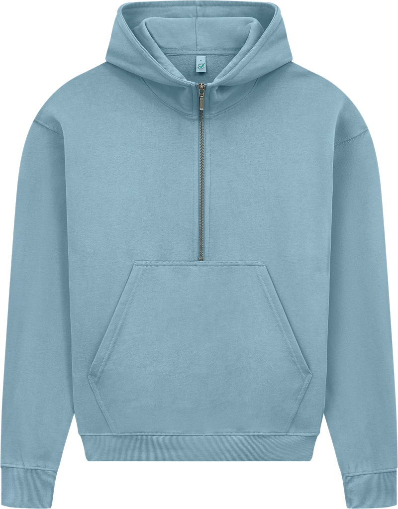 Organic Half Zip Hoodie – Womens