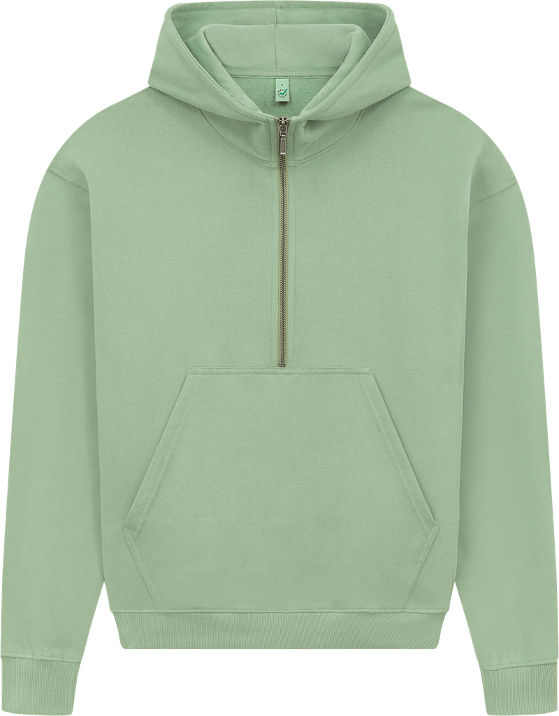 Organic Half Zip Hoodie – Womens