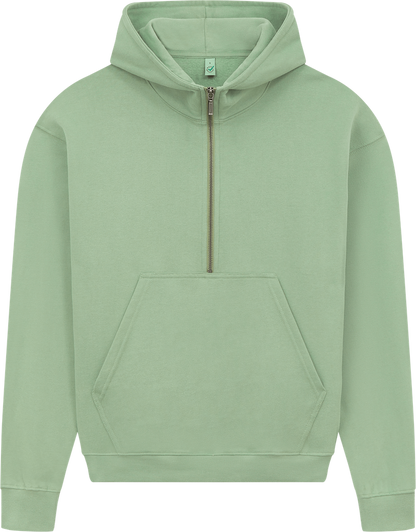 Organic Half Zip Hoodie – Womens
