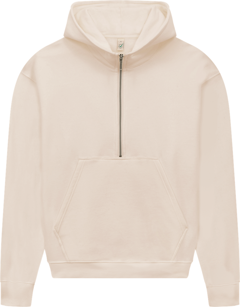 Organic Half Zip Hoodie – Womens