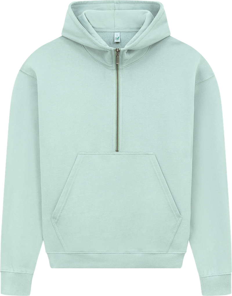 Organic Half Zip Hoodie – Womens