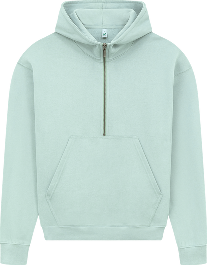 Organic Half Zip Hoodie – Womens