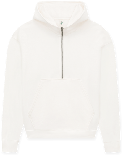 Organic Half Zip Hoodie – Womens