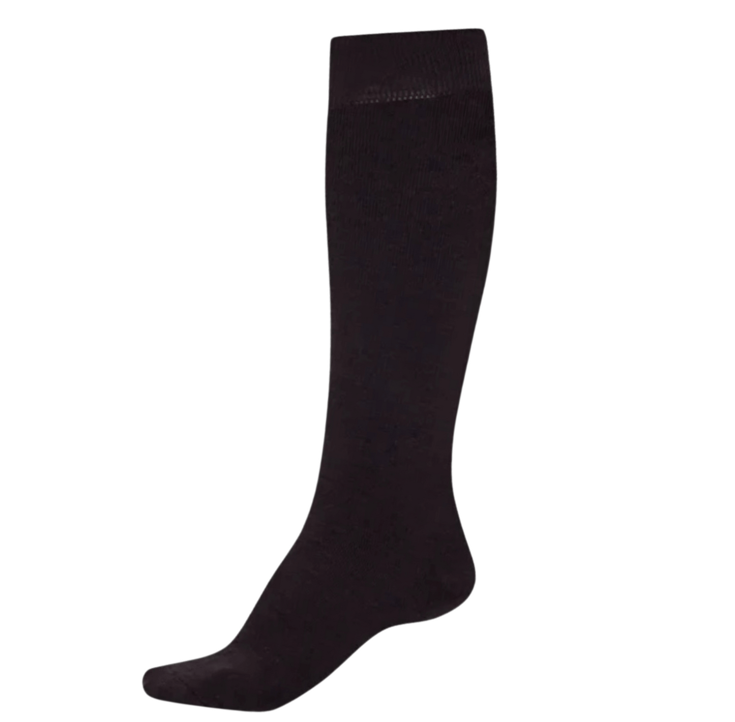 Knee-High Bamboo Thermal Socks -  Wellington Boots Socks Organic Thermal - Black