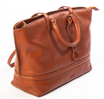 Victoria Leather Tote Bag - Bascora