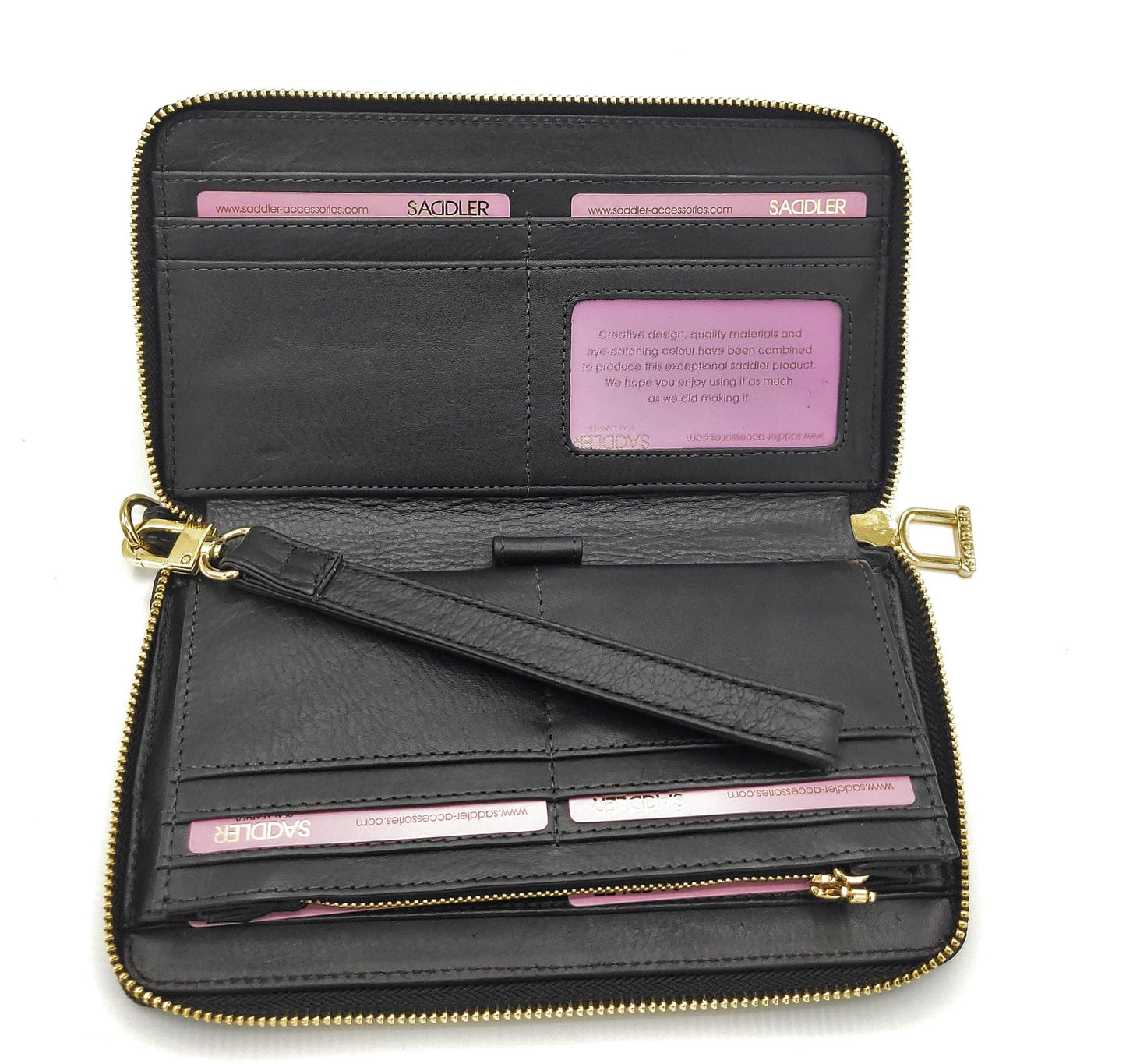Freya RFID Leather Purse & Phone Holder - Bascora