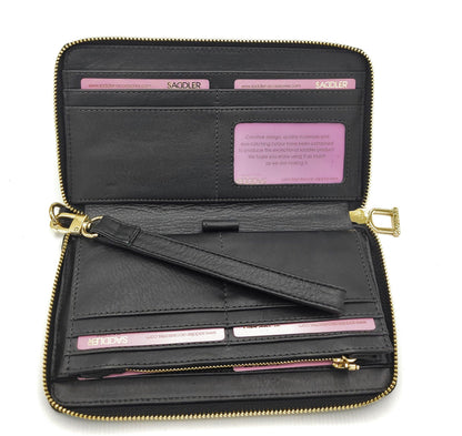 Freya RFID Leather Purse & Phone Holder - Bascora