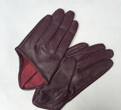 Women's Half-Palm Sheepskin Gloves