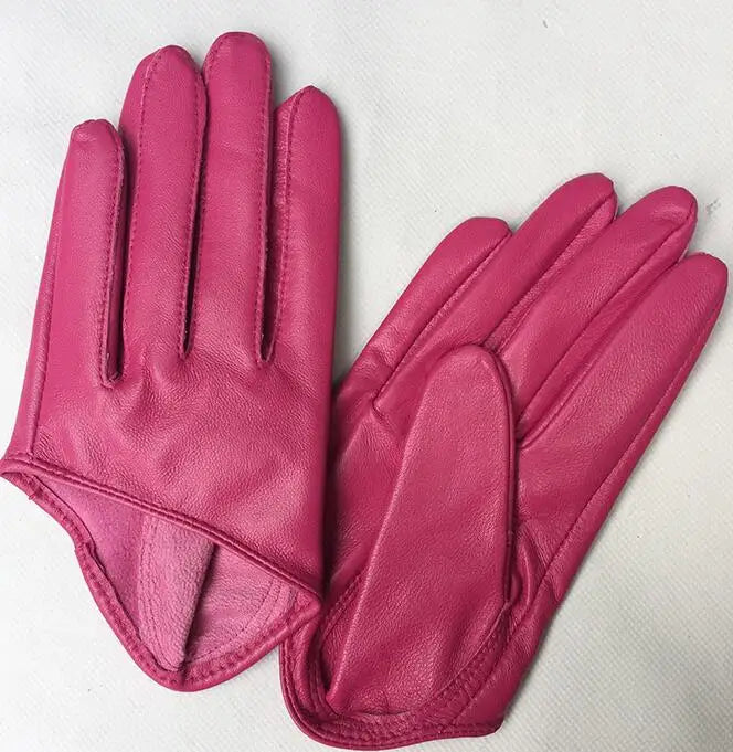 Women's Half-Palm Sheepskin Gloves