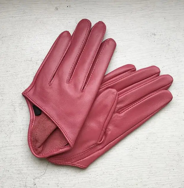 Women's Half-Palm Sheepskin Gloves