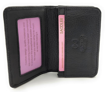 Jade RFID Leather Card Holder - Bascora
