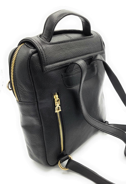 Maxie Leather Mini Backpack - Bascora