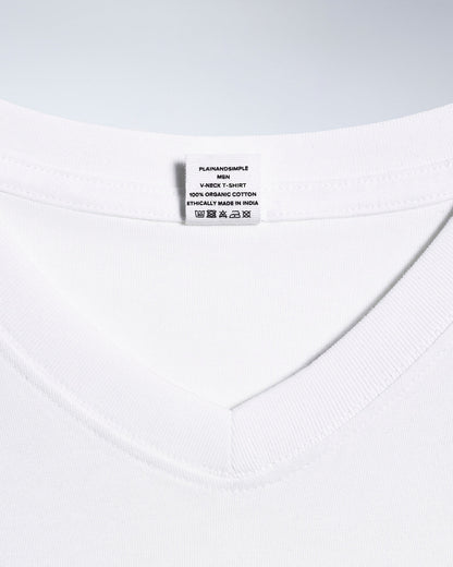 The V-Neck Tee – Men's Organic Cotton