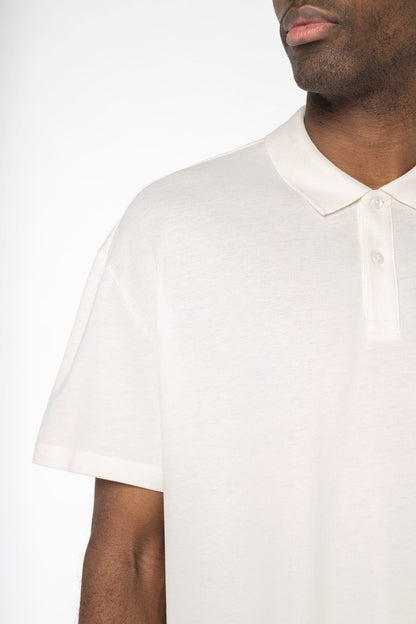 Organic Drop Shoulder Polo Shirt – Men's